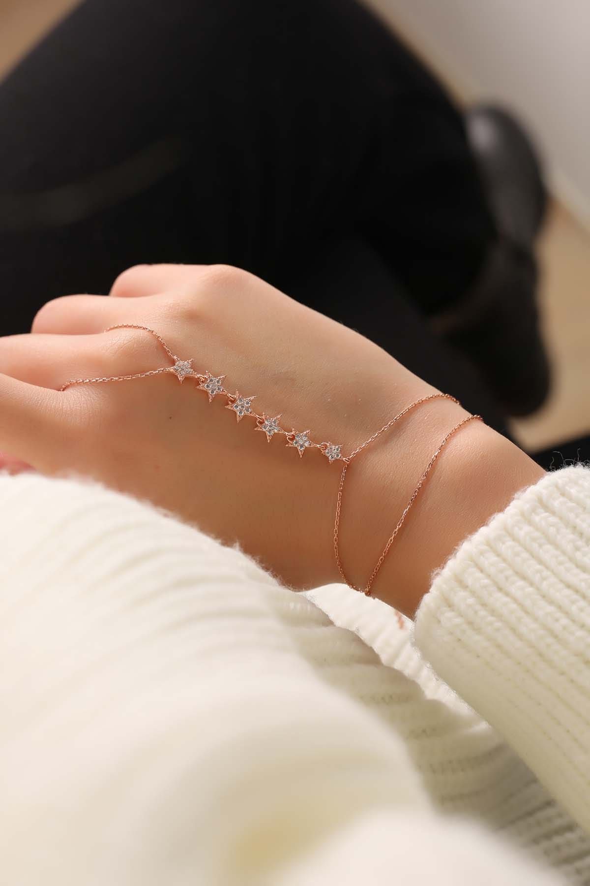 Rose Sıralı Yıldızlar Gümüş Şahmeran